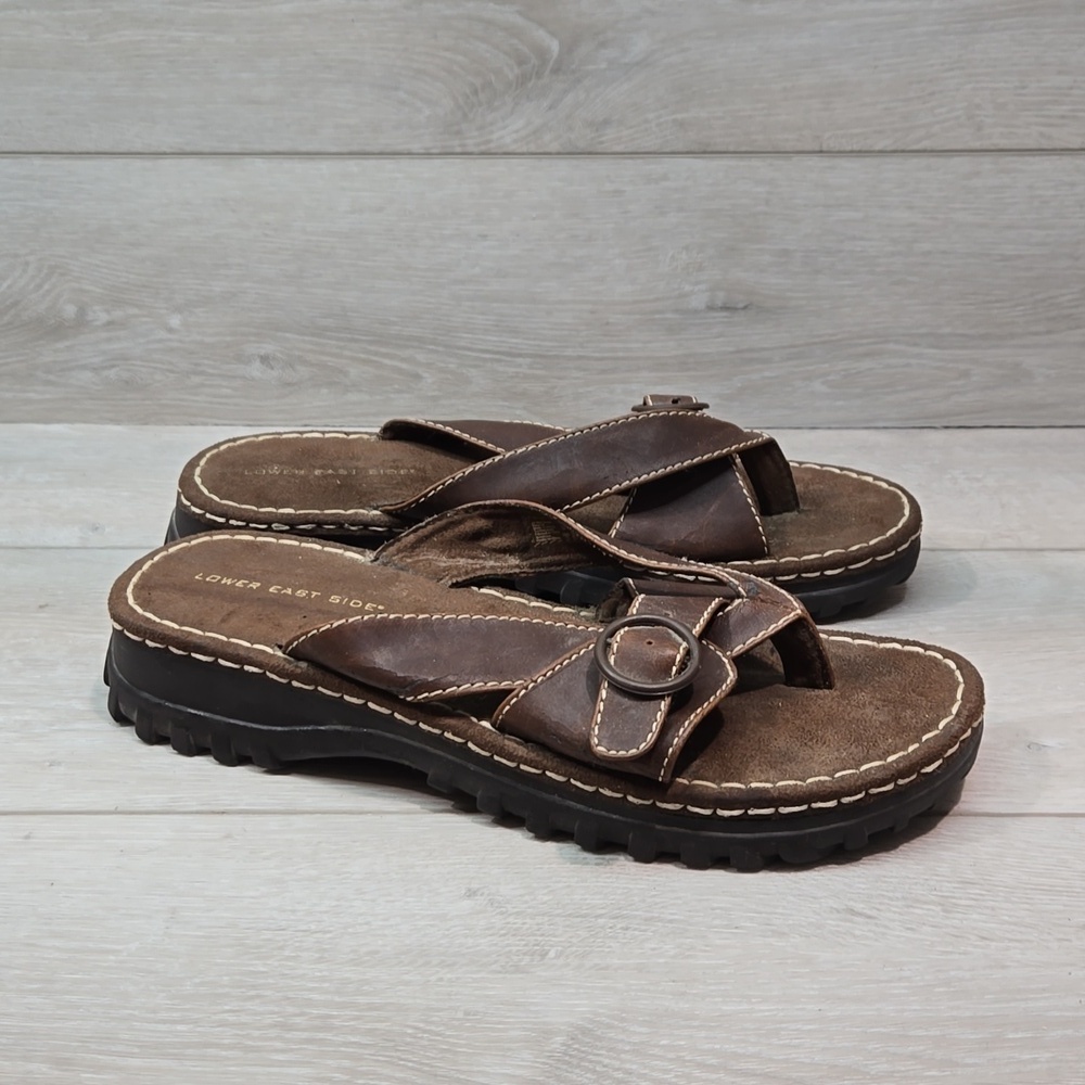Y2K Lower East Side Women Tractor Chunky Tractor Platform shoes sz 11